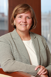 Bo Vatterott Mehan Headshot photo of Marian “Bo” Vatterott Mehan.