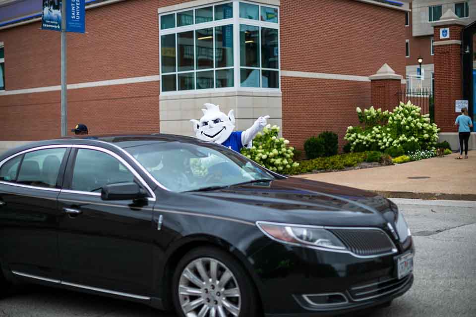 Billiken With Car