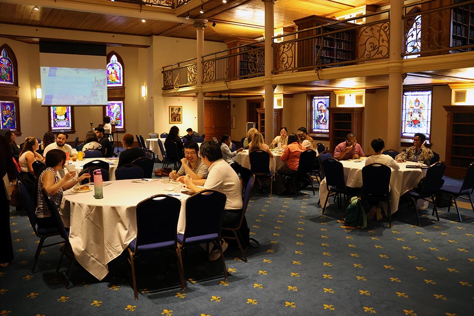 Saint Louis University launched its new Early Career Faculty Mentoring Program on Monday, Sept. 11. The mentoring program is a new initiative from the Division for Diversity and Innovative Community Engagement (DICE). Photo by Jacob Born.